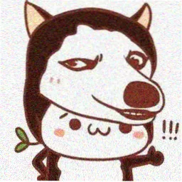 人物特写水墨肖像样张